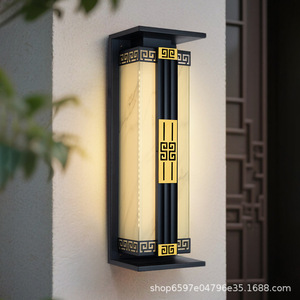 Lampe murale extérieure étanche BD-002, lumière LED moderne minimaliste pour villa, cour, portail, pilier - Product Image 3