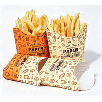 Boîtes alimentaires en papier couché personnalisées, emballages portables pour combo burger et frites, fabricant de contenants à emporter