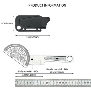 440C Steel Outdoor Utility Knife C252 8.8cm Blade <b>Camping</b> Fishing EDC High Hardness Versatile Hunting Survival <b>Tool</b> - Product Image 6