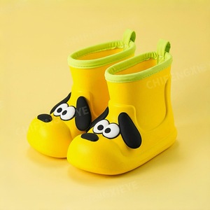 Zapatos de Agua para Niños, Lindas Botas de Lluvia con Diseño de Cachorro, Botas de Lluvia de EVA Ultraligeras e Impermeables con Diseño de Dibujos Animados - Product Image 2