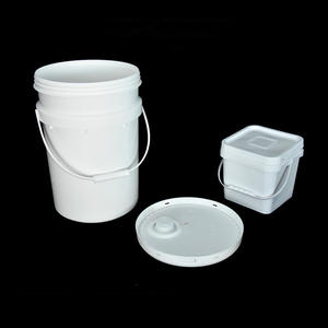 Cubos de leche de plástico de grado alimenticio para almacenamiento de alimentos, Cubo de material PP barato de 1/2/3/<span class=keywords><strong>4</strong></span>/5 litros, colores personalizables y logotipo - Product Image 1