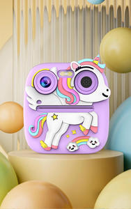 กล้องดิจิตอลของเล่นสำหรับเด็ก คุณภาพสูง ทนทาน ปลอดภัย ใช้งานได้ทุกวัน ความคมชัดสูง สนุกสนานและเสริมสร้างการเรียนรู้ ขายดี - Product Image 4