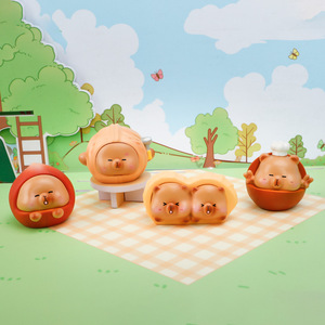 Yu Mo Craft Happy Pig Nut Shop - Caja Sorpresa con Figuras Coleccionables (Set de 8 Piezas) - Juguetes de Dibujos Animados para Decoración del Hogar, Regalo para Niños y Adultos - Product Image 2
