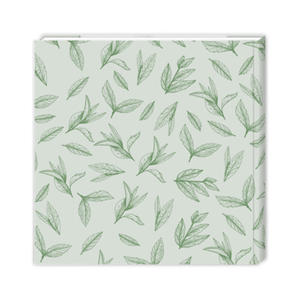 Foglie di tè verde forniture funebri registro commemorativo libro funebre Guest Book per il servizio funebre - Product Image 2