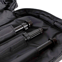 Logo personnalisé organisateur de support de microphone en polyester 600D sac polochon peut contenir 6 supports 6 trépied support de micro sac de transport