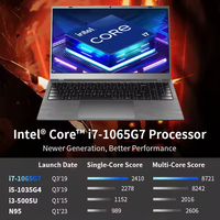 Ordinateur portable 15.6 pouces Intel I7 13e génération 8 Go 16 Go de RAM 256 Go 512 Go SSD sans fil 1920*1080 pour les entreprises