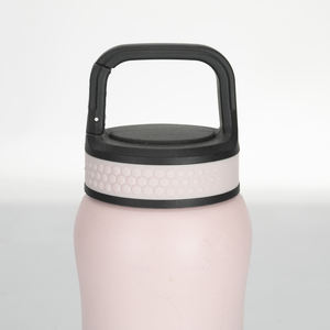 Bouteille isotherme personnalisée de 350 ml, sans BPA, écologique, avec revêtement en poudre couleur dégradée et couvercle de montagne - Product Image 2