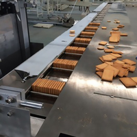 Machine d'emballage automatique horizontale pour biscuits gâteau pain bonbons biscuits barre de chocolat machine d'emballage d'oreiller à flux machine d'emballage alimentaire