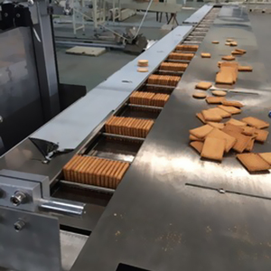 Tự động ngang bánh quy bánh bánh mì kẹo Cookie sô cô la thanh dòng chảy gói Gối máy đóng gói thực phẩm máy đóng gói - Product Image 2