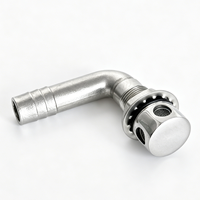 Aération de réservoir marine en acier inoxydable AISI 316 pour bateaux et yachts, quincaillerie marine robuste avec filtre, directement de l'usine, toutes tailles disponibles