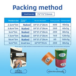 <span class=keywords><strong>Bande</strong></span> <span class=keywords><strong>de</strong></span> <span class=keywords><strong>kinésiologie</strong></span> personnalisée avec logo, imperméable, pour le soutien musculaire, OEM - Product Image 3