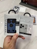 Protection d'objectif d'appareil photo en verre trempé métallique compatible avec iPhone 17 18 Pro Max, avec boîte d'emballage pour iPhone 18 17 Pro Air