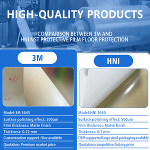 Film de protection de sol en plastique transparent 3M 3645 de qualité supérieure, rouleaux de rechute, film étanche pour la construction - Product Image 6