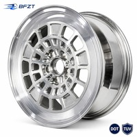 Jantes en aluminium forgé sur mesure OEM 21x8 pouces, 2 pièces, à profil profond, à rayons concaves en maille, avec lèvre polie, jantes en alliage, entraxe usine, déport de moyeu