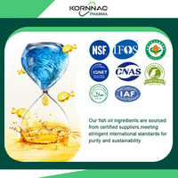 Huile de poisson 70% EPA&DHA en capsules HPMC certifiées Halal, fabricant OEM, certificat GMP, marque privée