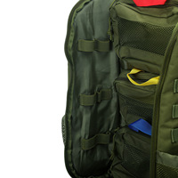 Sac à dos tactique Assault Pack, sport, GPS, étanche, grande capacité, camping en plein air, randonnée, intervention en cas de catastrophe avec panneau solaire