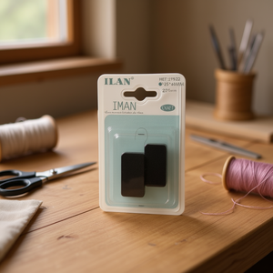 Magnete rettangolare Ilan 25x40x2 mm 2 pezzi per artigianato - Product Image 3