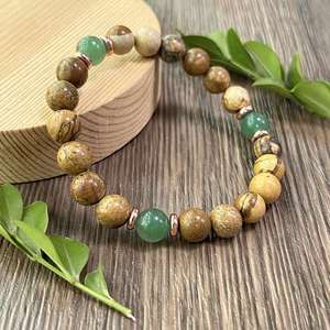 Bracelet en pierre naturelle avec perles de verre colorées pour l'équilibre émotionnel – Partenaire logistique fiable pour les grossistes – Conception personnalisée - Product Image 5