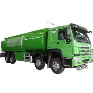 Xe Tải Chở Dầu Diesel Tiếp Nhiên Liệu Sinotruk Sino Howo 8X4 Xe Tải Thùng Nhiên Liệu Bowser