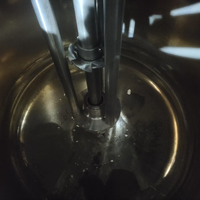 Cuve de mélange en acier inoxydable à double enveloppe avec agitateur, réacteur émulsifiant liquide, homogénéisateur et chauffage électrique à vapeur
