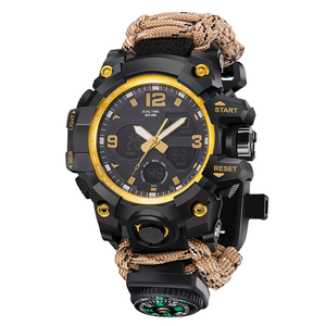 DFS10 Caqui Verde Camuflaje Vert Verde Negro Desierto Al Aire Libre 30ATM Relojes tácticos impermeables Resistente Durable Rescate Hombres Herramientas - Product Image 1