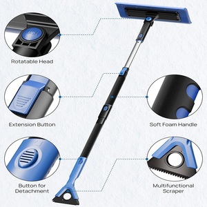 להארכה שלג מטאטא מברשת קצף ידית 270 תואר Rotatable שלג מנקה רכב שלג שובל <span class=keywords><strong>Pusher</strong></span> - Product Image 5