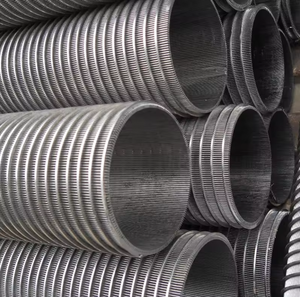 Filtre Johnson en acier inoxydable soudé à fil coudé pour le contrôle du sable dans les puits d'eau et d'huile - Product Image 1