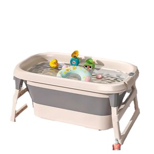 Bañera Plegable para Bebés Summer Infants con Sensor de Temperatura, Diseño para Sentarse/Reclinarse, 2-4 Años, Portátil, Profunda, PP+TPE, Segura - Product Image 1