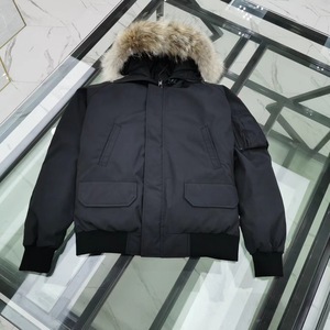 Veste streetwear en duvet d'oie <span class=keywords><strong>Canada</strong></span> 01 Style Pilote Hiver Col montant <span class=keywords><strong>Parka</strong></span> pour homme et <span class=keywords><strong>femme</strong></span> - Product Image 4