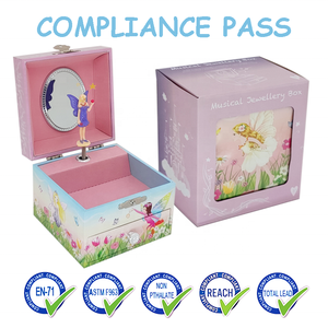 Elegante Joyero Musical <span class=keywords><strong>de</strong></span> Hadas <span class=keywords><strong>de</strong></span> la Fábrica Jakos - Regalo Perfecto <span class=keywords><strong>para</strong></span> Cumpleaños, <span class=keywords><strong>Navidad</strong></span> y Festividades <span class=keywords><strong>de</strong></span> Niñas - Product Image 4