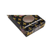 Boîte à bonbons en papier personnalisée avec fenêtre transparente, emballage rigide pour bonbons gélifiés, chewing-gums, en-cas