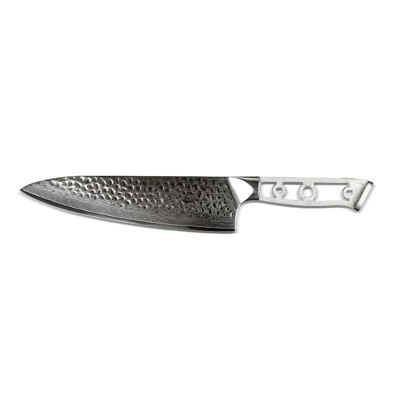 Cuchillo chef en blanco 3