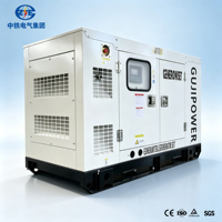 Générateur diesel à faible consommation de carburant 1500 tr/min 50 Hz à châssis ouvert, type silencieux, 220 V 400 V pour un fonctionnement continu prolongé