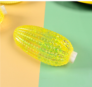 Jouets Squishy en forme de légumes et de fruits, très demandés : Cube anti-stress en forme de maïs, Balle à presser en maltose, Jouets sensoriels - Product Image 5