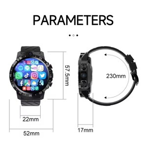 Reloj Inteligente Android 4G MT27 para Hombre con Cámara, Reproductor de Música, App Market, Batería Grande de 1000 mAh, Tarjeta SIM, GPS, Relojes Deportivos - Product Image 5