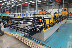 Chất lượng cao hai lớp tr4 TR5 sóng và hình thang hồ sơ tấm lợp cuộn tạo thành máy - Product Image 6