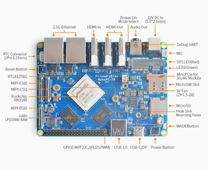 Carte de développement 16GB + 64GB <span class=keywords><strong>NanoPC</strong></span> T6 Microchip rk3588 carte mère ARM intégré AI passerelle intelligente routage 4GB + 32GB/8GB + 64GB - Product Image 4