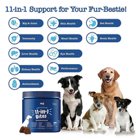 Glucosamine OEM pour chiens, complément pour les hanches et les articulations, 120 comprimés à mâcher pour chiens avec chondroïtine et MSM, complément pour l'arthrite pour animaux de compagnie