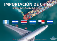 Expédition maritime la moins chère vers l'Amérique latine - Transitaire Dropshipping de Chine vers GT/CR/SV/NI/HN...