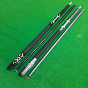 Pasokan Pabrik Tongkat Biliar 2-Piece Berkualitas Tinggi dengan Ujung 13mm Serat Karbon 1/2 Split dan Sambungan Baja Tahan Karat Panjang 147CM - Product Image 2