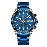 Montre WL031 de haute qualité en acier inoxydable pour homme, montre squelette avec vente en gros OEM, montre automatique