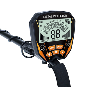Detector de Metales con Pantalla Digital, Multifrecuencia, Indicador de Profundidad y Sensibilidad para Adultos, Plástico ABS Negro - Product Image 1