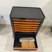Chariot à outils à 7 tiroirs avec un ensemble d'outils de réparation automobile de 333 pièces, qualité industrielle pour les ateliers 4S et mécaniques, avec coussin silencieux