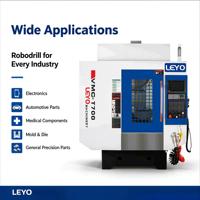 Centre d'usinage compact LEYO T700 Robodrill CNC haute précision BT30, fraiseuse verticale compacte pour la découpe des métaux