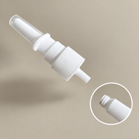 Vente en gros de flacons pulvérisateurs nasaux en plastique PET de 10 ml, 20 ml, 30 ml, pompe à brume fine, emballage médical vide, logo personnalisé, fournisseur d'usine