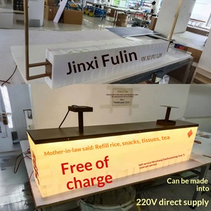 กล่องไฟอะคริลิค LED แบบเต็มตัว ส่องสว่าง 5000 ลูเมนส์ กันน้ำ กันรังสียู<span class=keywords><strong>วี</strong></span> พิมพ์ลาย สำหรับร้านตัดผม กล่องไฟโฆษณา โด่งดังทางอินเทอร์เน็ต - Product Image 3