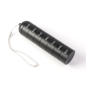 Wholesale Outdoor Sealed <b>Waterproof</b> Aluminum Medicine <b>Box</b> 7 Days Week Convenient Detachable Pill <b>Storage</b> Case Medibox - Product Image 2