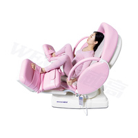 Lit d'accouchement gynécologique réglable WEGO MEDICAL, chaise d'accouchement hydraulique, poignée ABS, modèle WG-DC02, garantie 3 ans