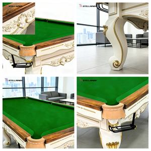 Table de <span class=keywords><strong>billard</strong></span> STELLARWAY en chêne sculpté vintage, ardoise industrielle de 4,5 cm, professionnelle, 7 pieds, 8 pieds, 9 pieds, design classique - Product Image 2