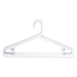 Porte-vêtements multifonctionnel en plastique ABS blanc robuste et de haute qualité, organisateur de garde-robe à un seul niveau, livraison gratuite - Product Image 1